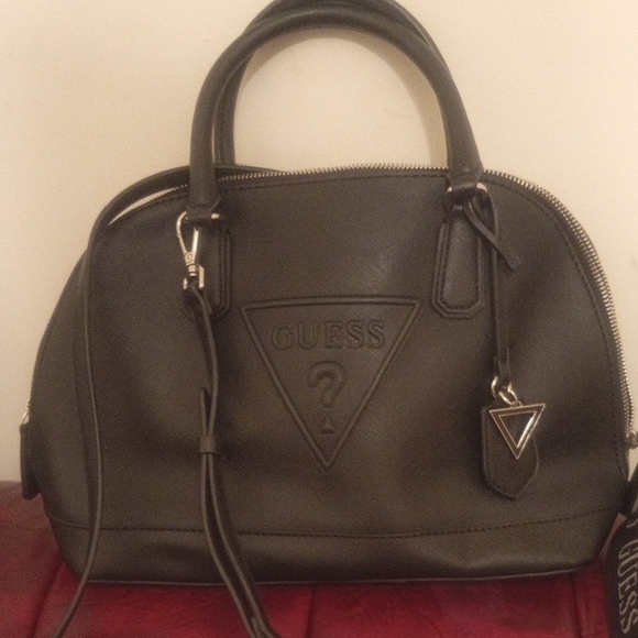 Guess Handbags - GUESS Charcoal Satchel Bag NWOT